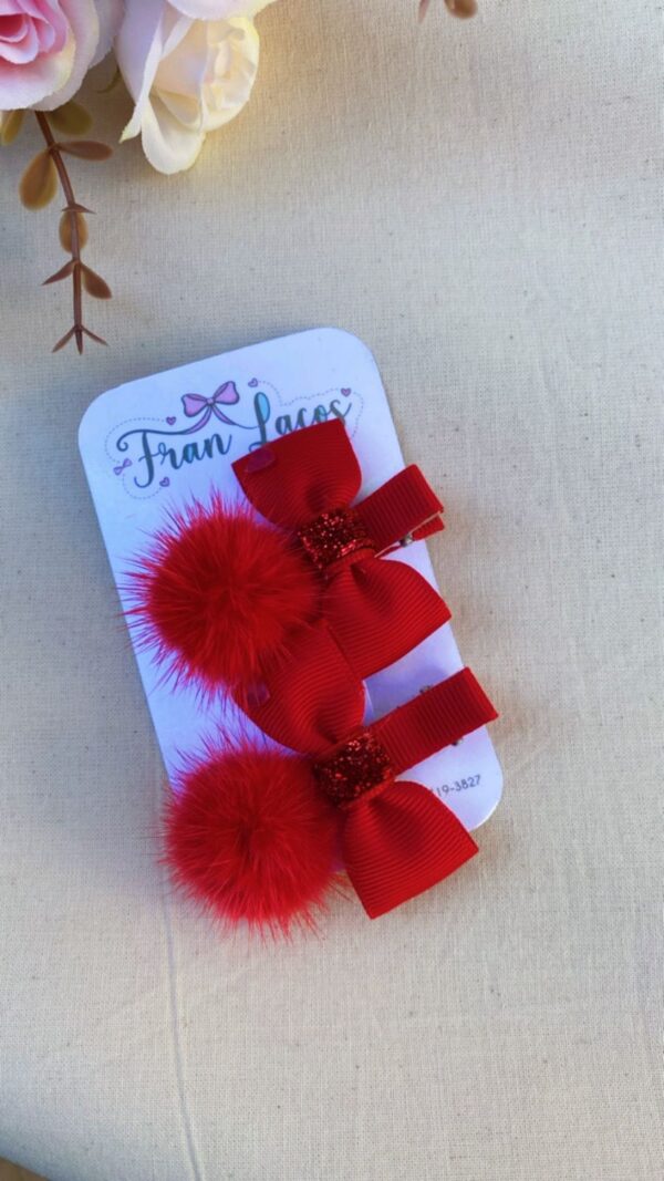 PARZINHO CLIP POMPOM Peludinho