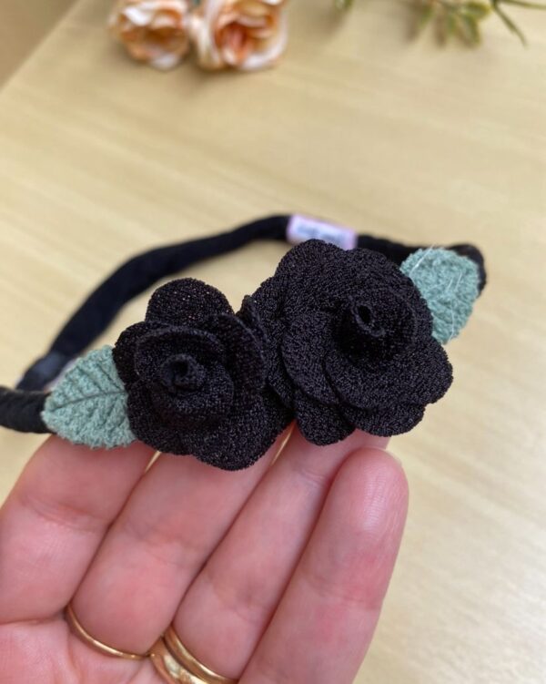 Faixinha de flor 3D - Imagem 4