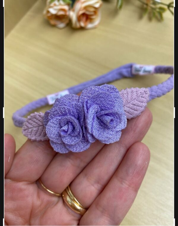 Faixinha de flor 3D - Imagem 6