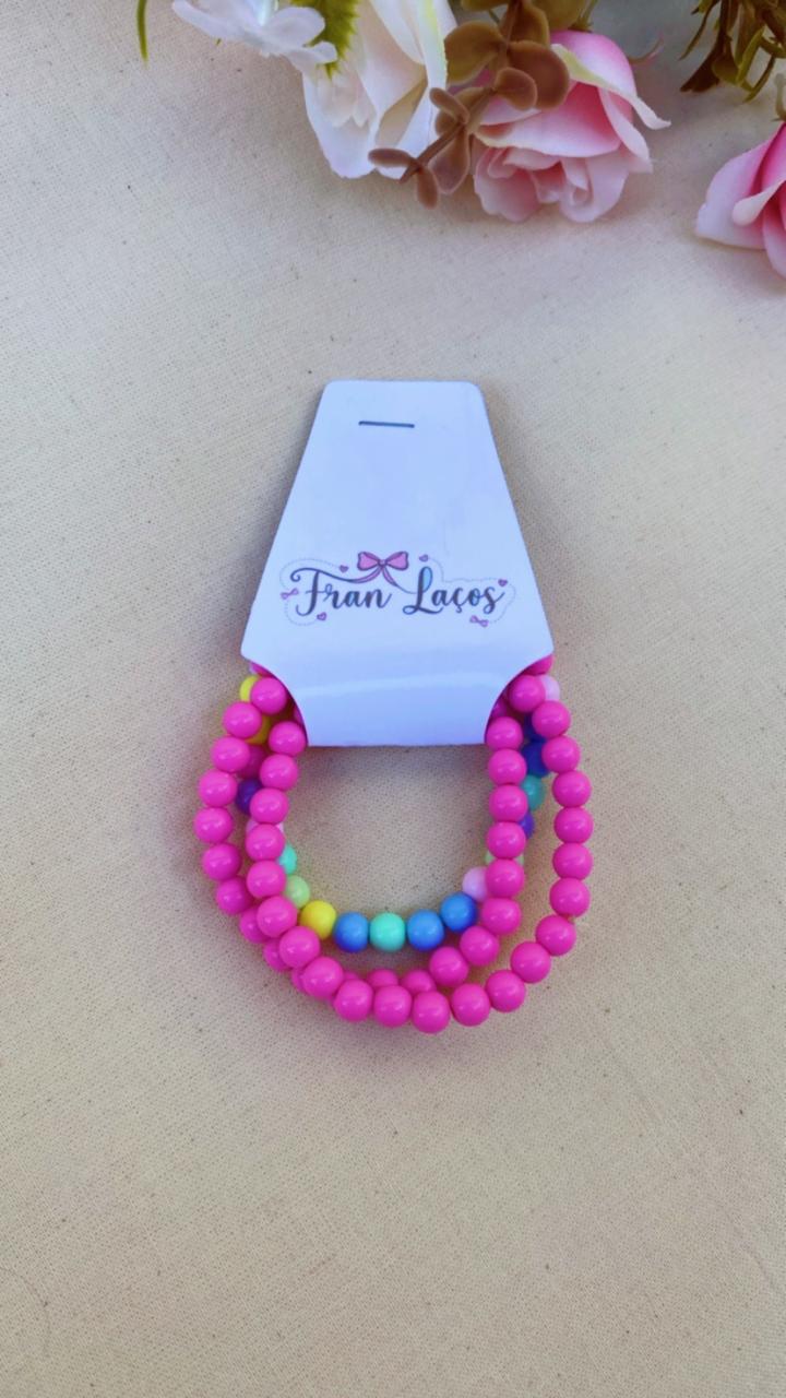 PULSEIRA INFANTIL COLORIDA
