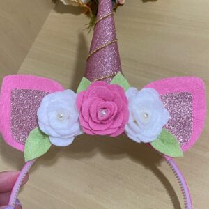 TIARA UNICORNIO ROSA